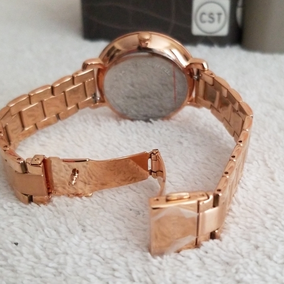 New Fossil Jacqueline Crystal Bracelet Watch - Picture 4 of 7